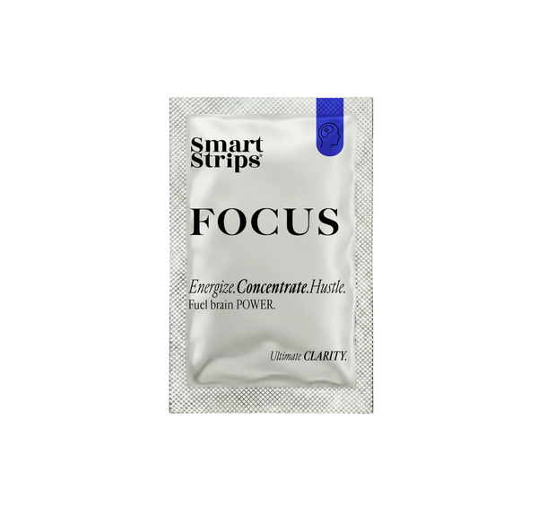 Smart Strips Focus packet on a white background