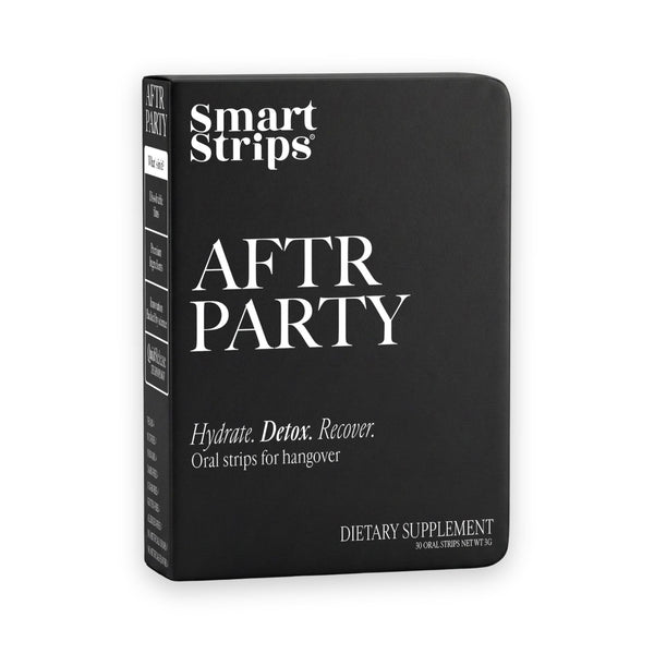Smart Strips AFTR PARTY oral dissolvable strips, box of oral dissolvable strips