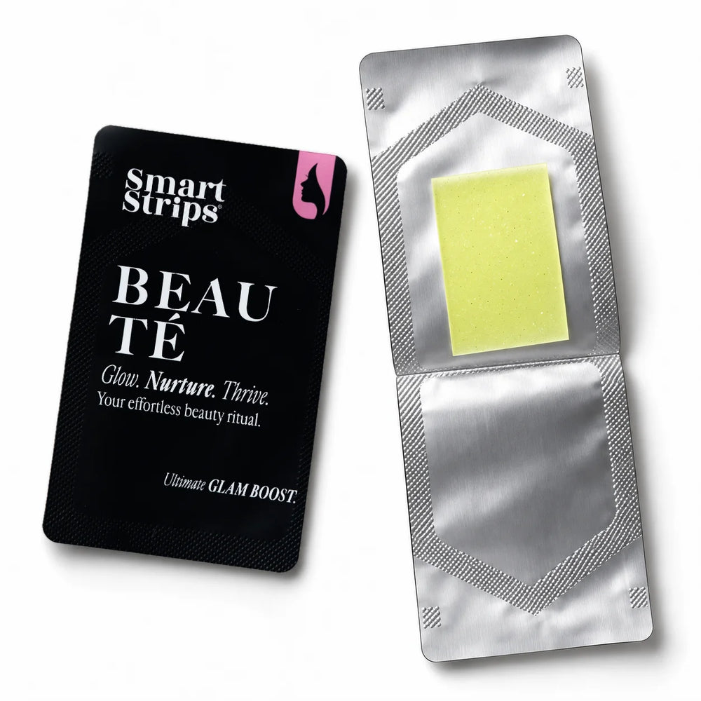 Smart Strips BEAUTÉ орални разтворими ленти, кутия и единично саше