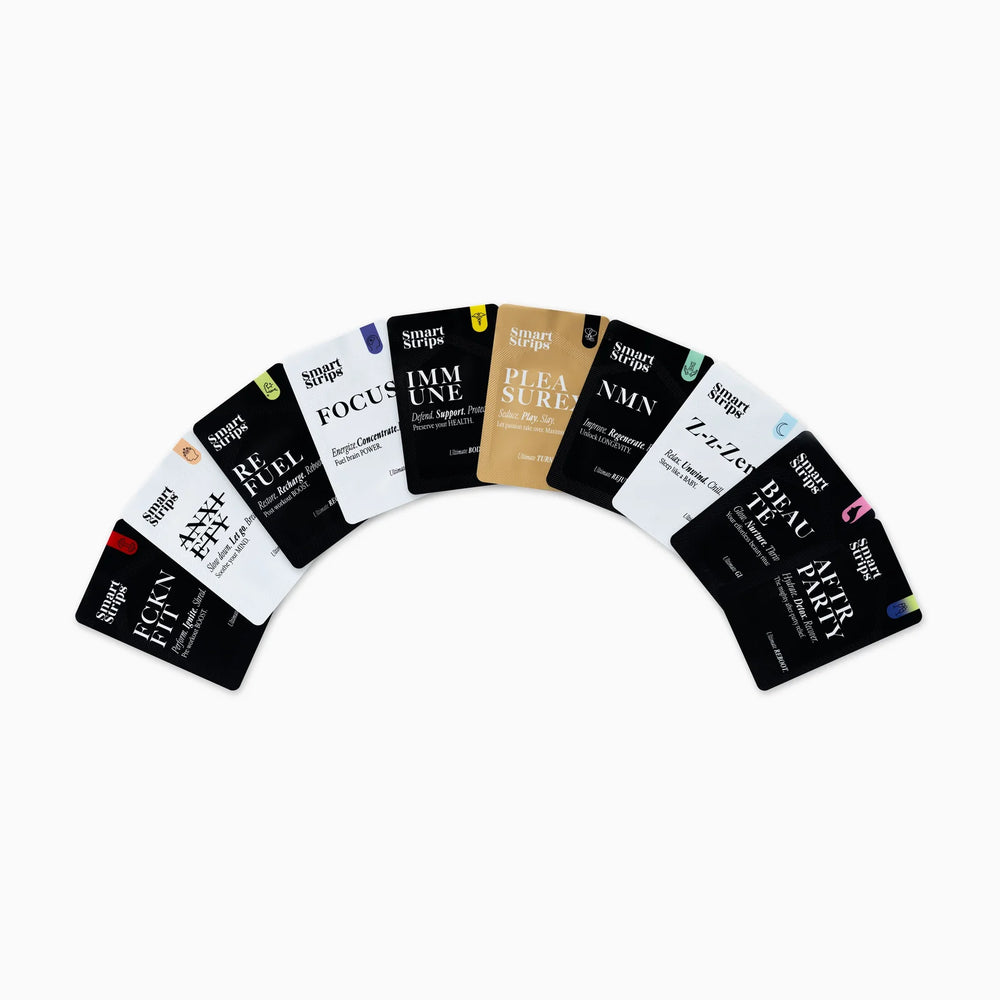 Smart Strips Complete Set: all ten oral dissolvable strip boxes