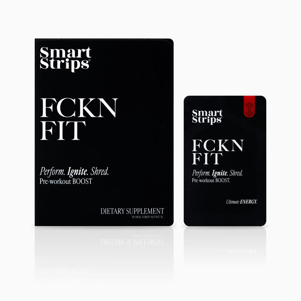 Smart Strips FCKN FIT орални разтворими ленти, кутия и единично саше
