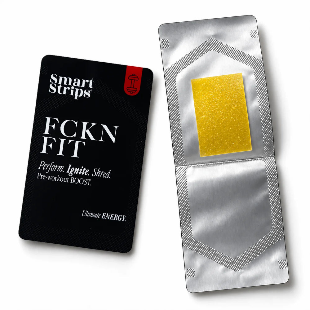 Smart Strips FCKN FIT орални разтворими ленти, кутия и единично саше
