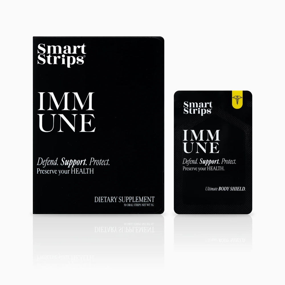 Smart Strips IMMUNE орални разтворими ленти, кутия и единично саше
