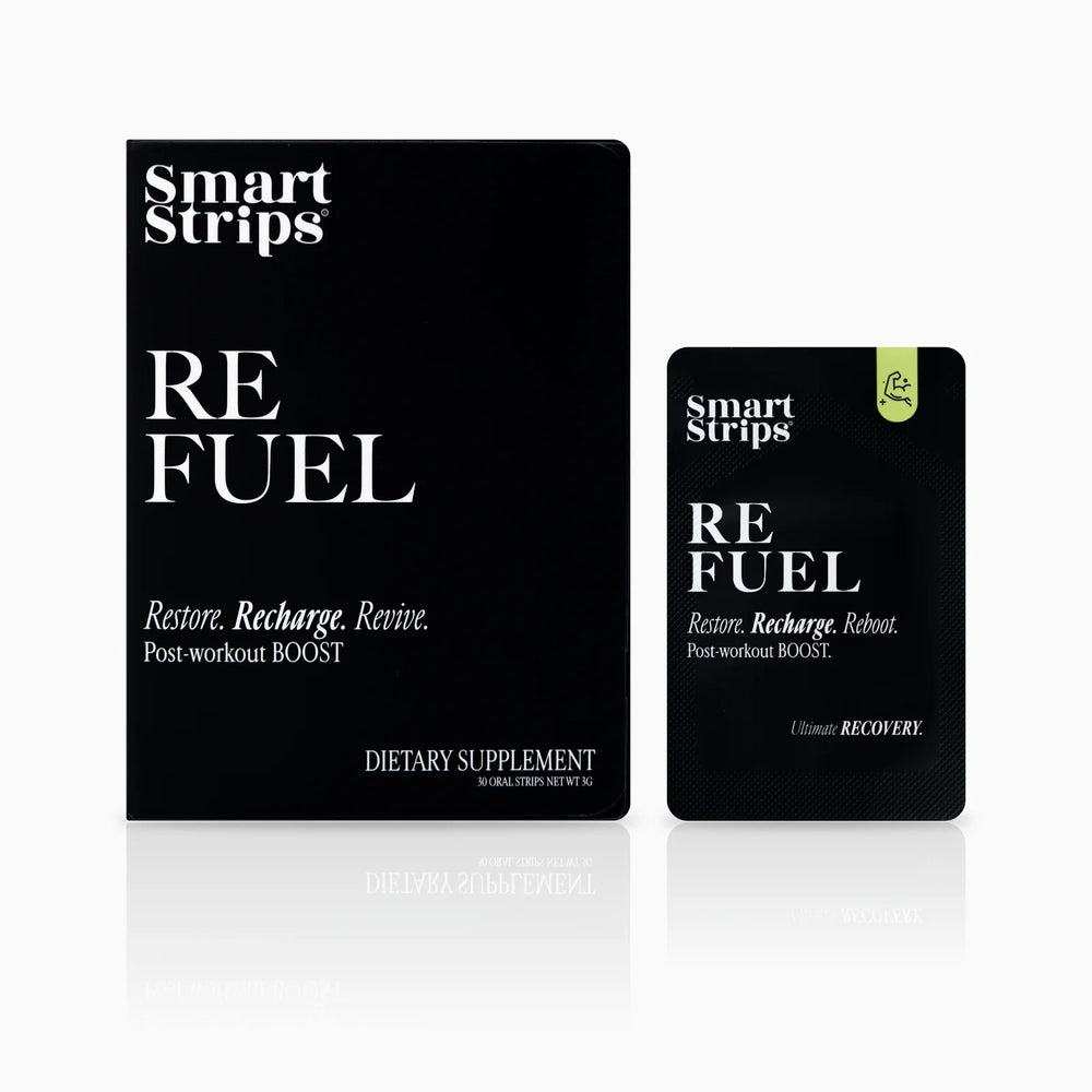 Smart Strips REFUEL орални разтворими ленти, кутия и единично саше