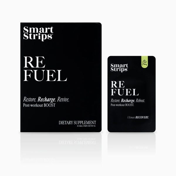 Smart Strips REFUEL орални разтворими ленти, кутия и единично саше