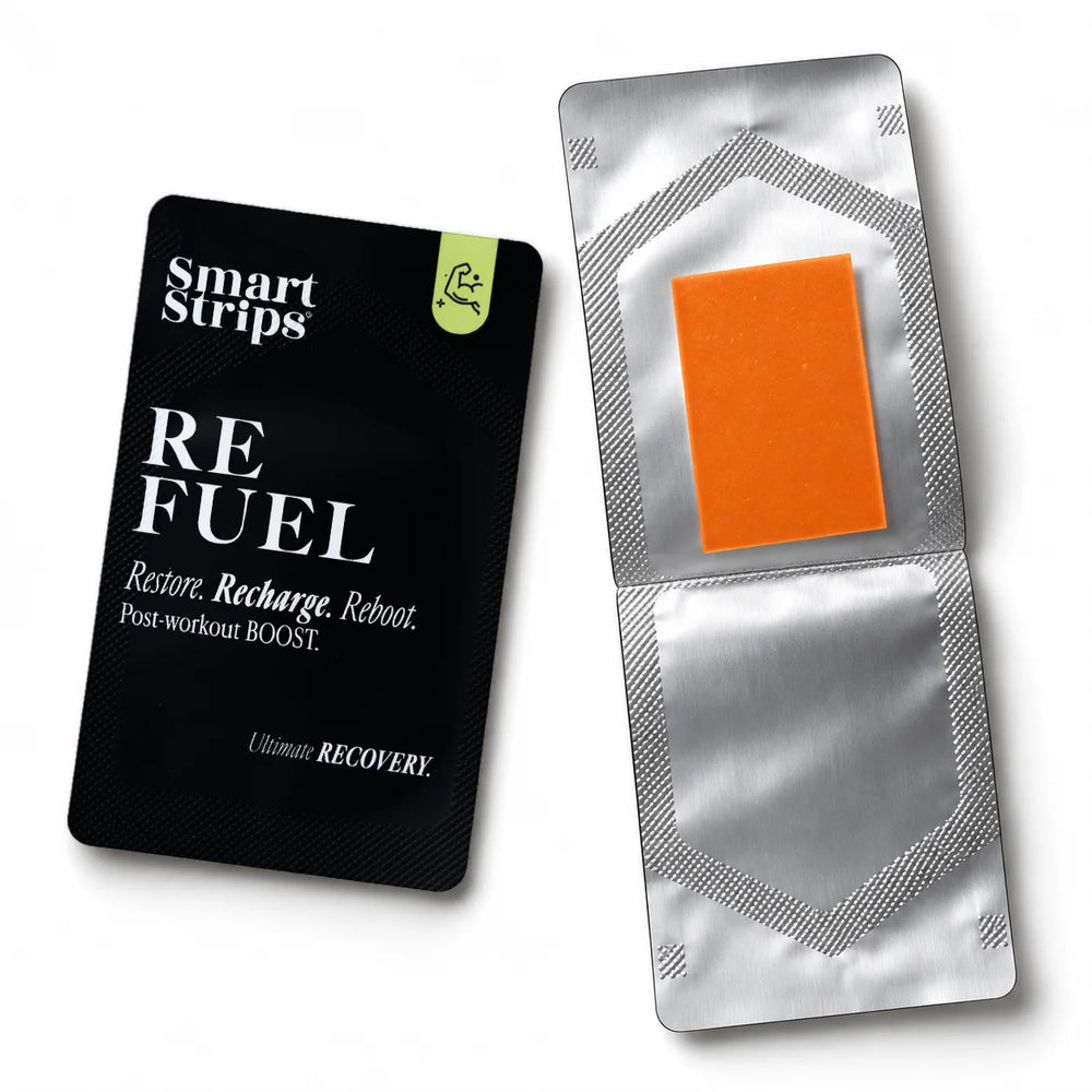 Smart Strips REFUEL орални разтворими ленти, кутия и единично саше